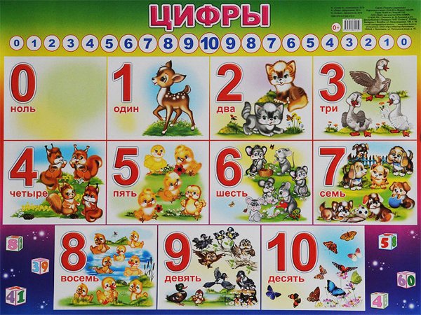 Обучающие плакаты для детей