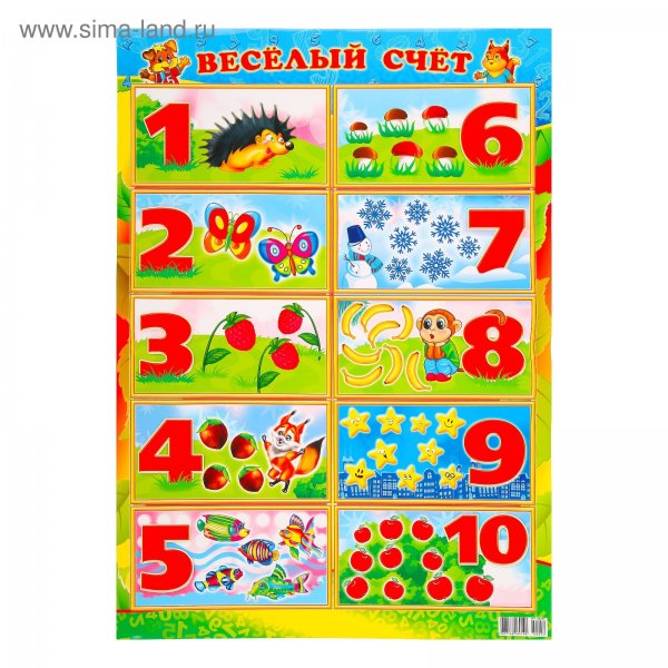 Веселый счет для дошкольников