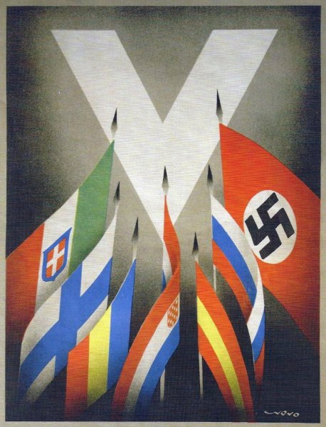 Флаг союзников фашистской Германии