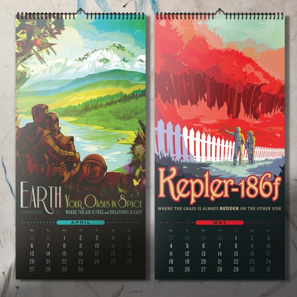 Красивый Постер для календаря