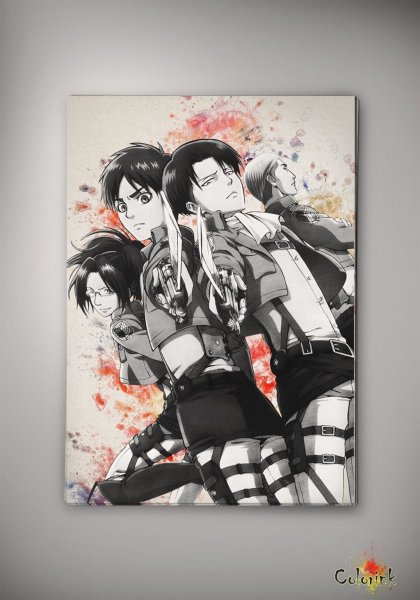 Атака титанов Постер Леви