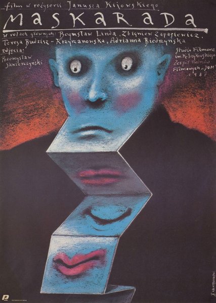 Польский графический плакат