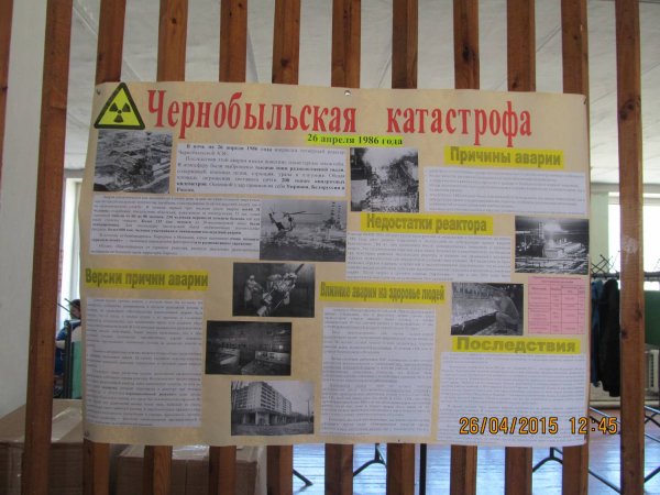 Плакаты о Чернобыле