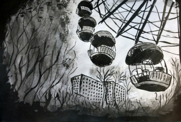 Чернобыльская трагедия зарисовки