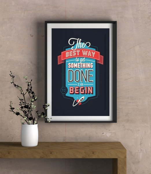 Мотивирующие постеры для интерьера