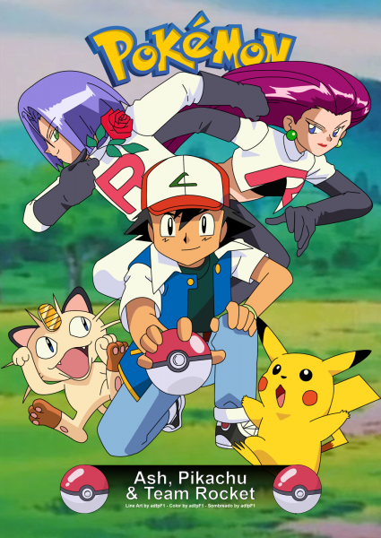 Постеры аниме покемоны