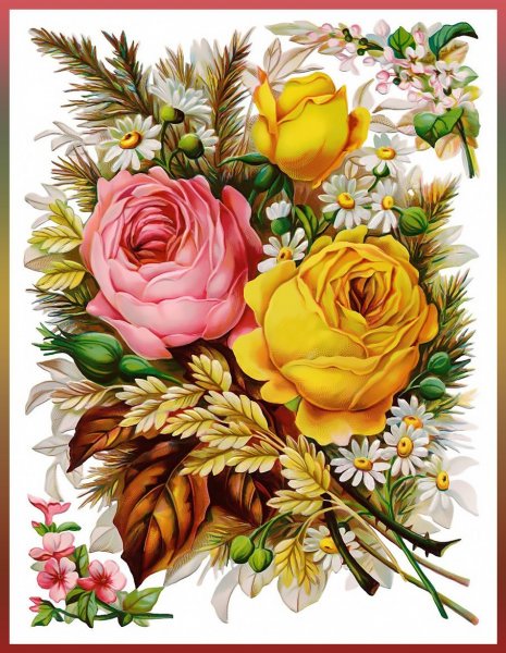 Цветы для декупажа