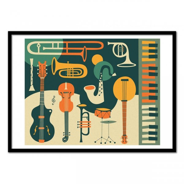 Плакаты в стиле джаз