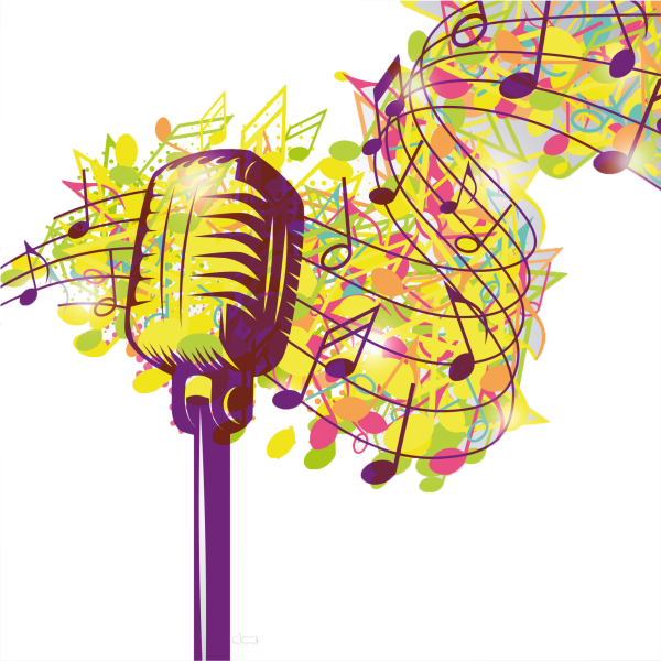 Микрофон с нотками