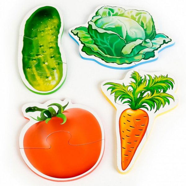 Пазлы из овощей