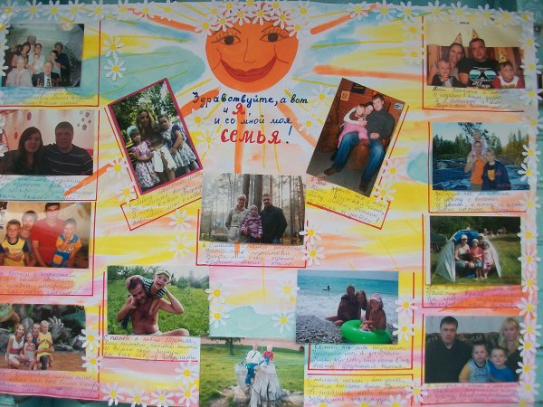 Плакат моя семья мое богатство