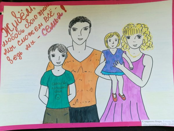 Плакат на тему день семьи