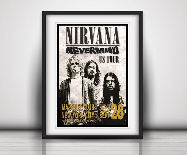 Группа Nirvana постеры