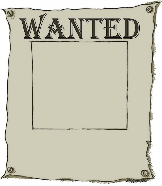 Листовка wanted