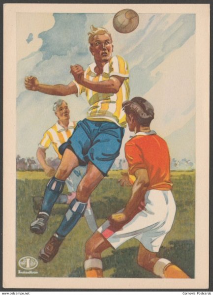 Старые футбольные плакаты