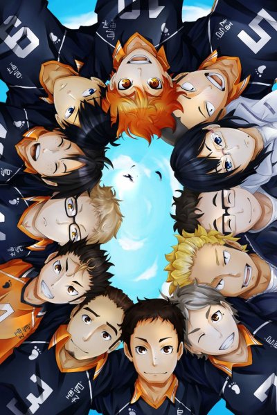 Haikyuu команда Карасуно