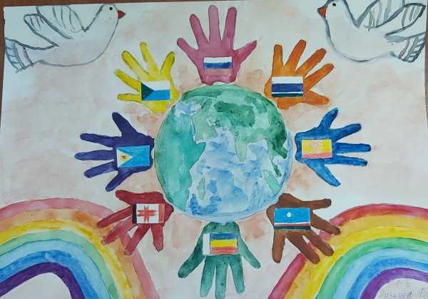 Плакат на тему Дружба народов