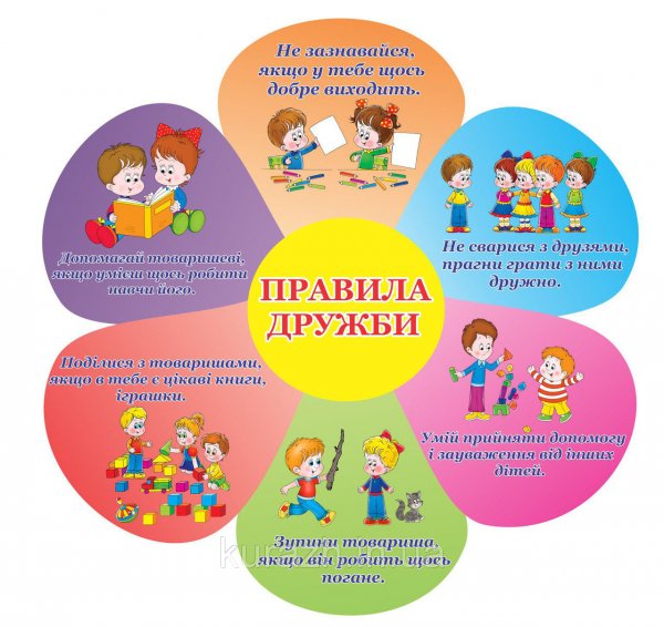 Правила дружбы для детей