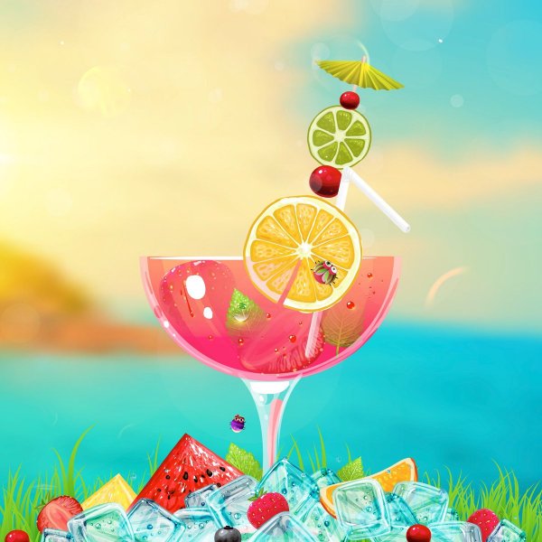 Летний плакат