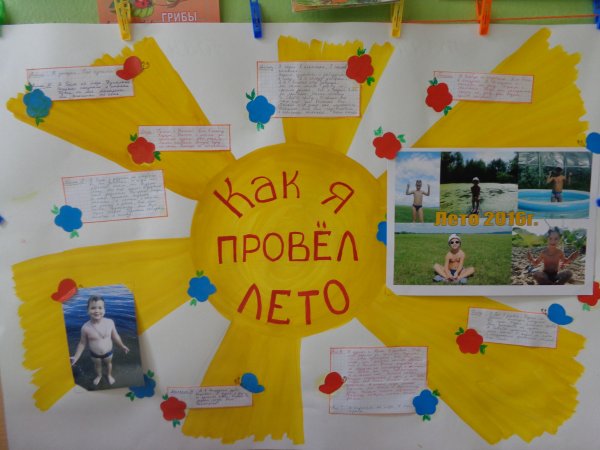 Стена газета как я провел лето