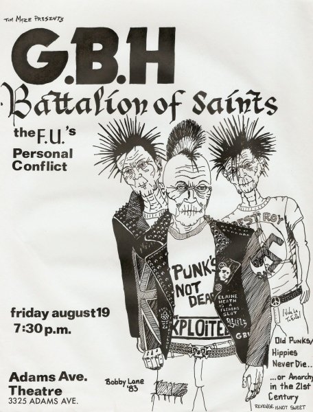 Панк рок группа с черепами