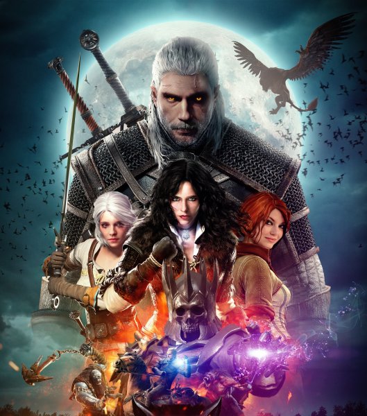 Постер а3 the Witcher