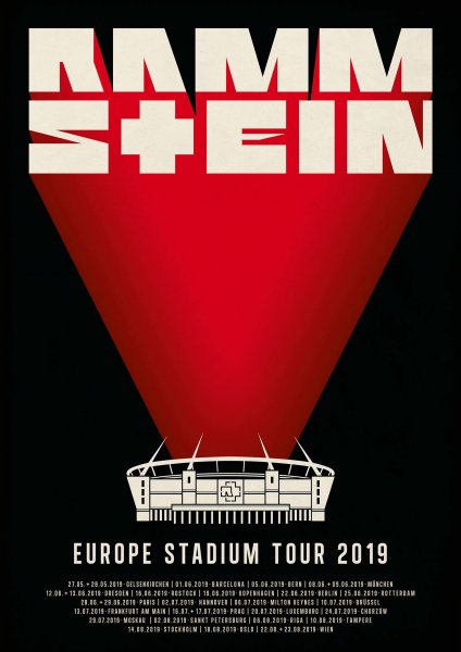Rammstein Europe Stadium Tour 2019