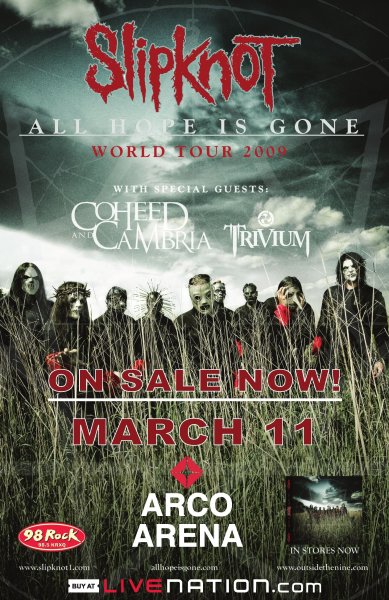 Плакаты группы слипкнот