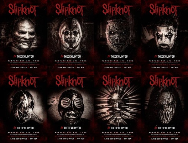 Плакаты группы слипкнот