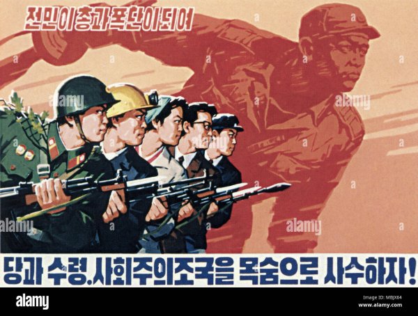 Агитационные плакаты Северной Кореи