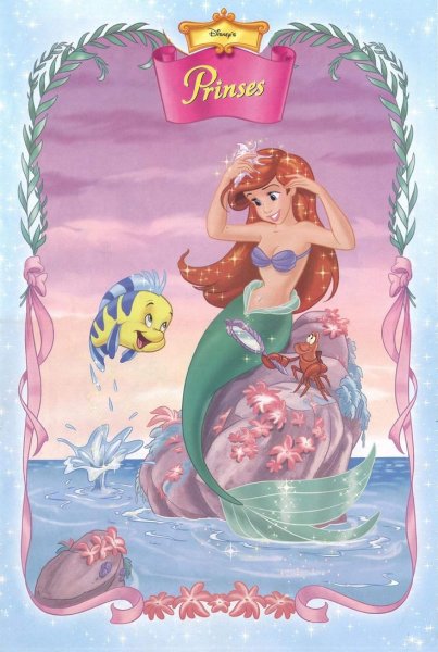Плакатижурнал принцесса Русалочка Ариэль