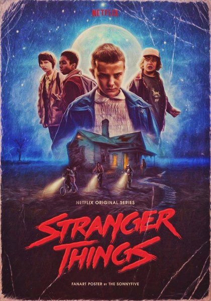 Stranger things Постер