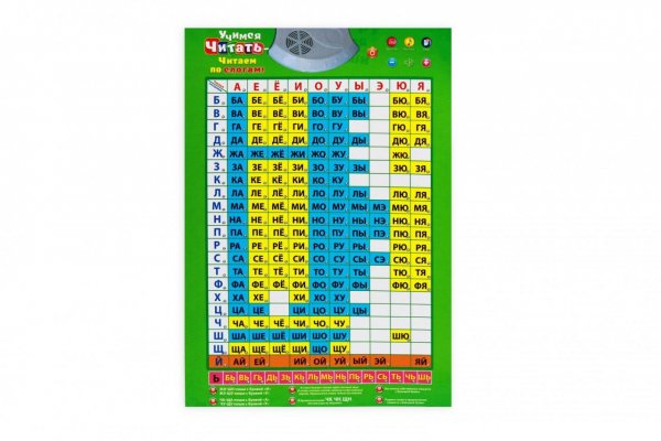 Звуковой плакат слоги