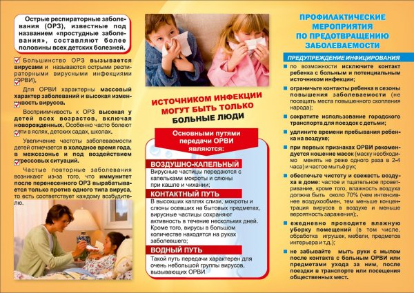 Профилактика ОРВИ удтей