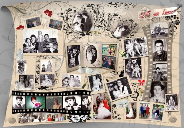 Необычные коллажи из фотографий