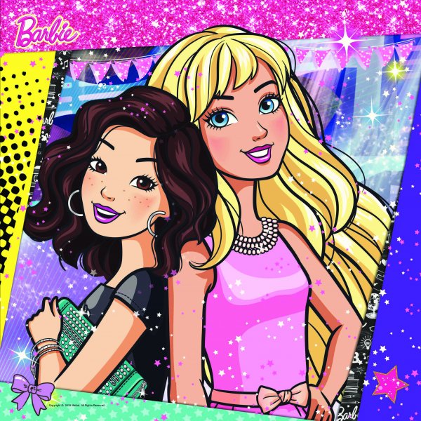 Наклейки Барби