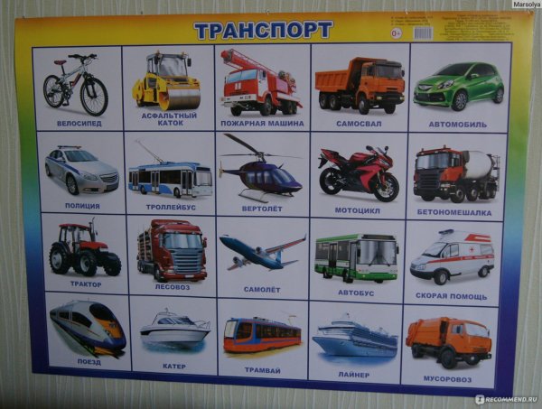 Детям о транспорте