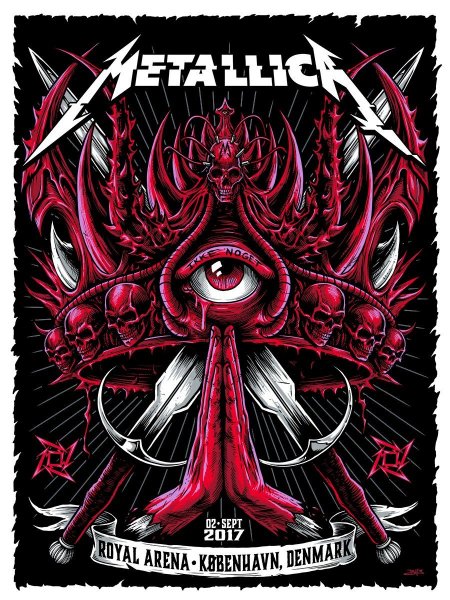 Постеры группы металлика