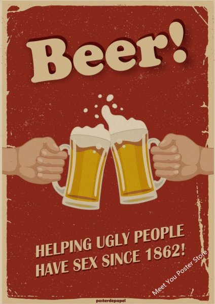 Рекламные плакаты пива