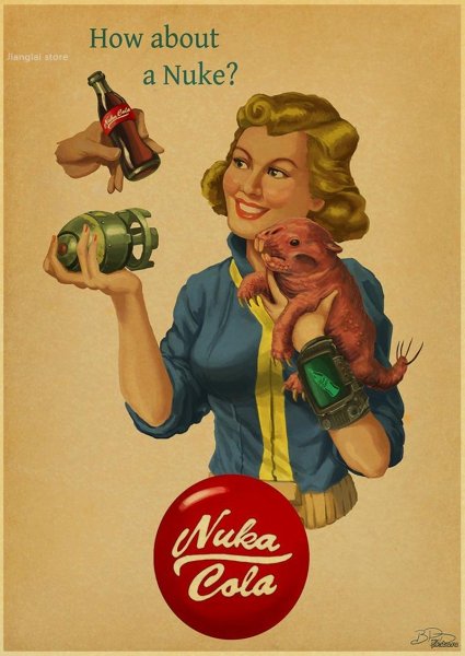 Fallout рекламные плакаты