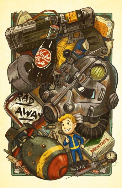 Плакат из Fallout 4
