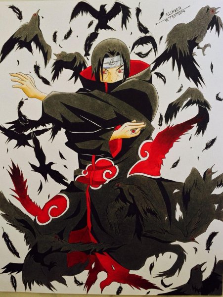 Постер аниме Наруто Итачи