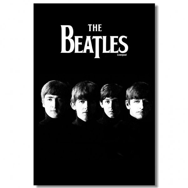 Логотип the Beatles вертикальный