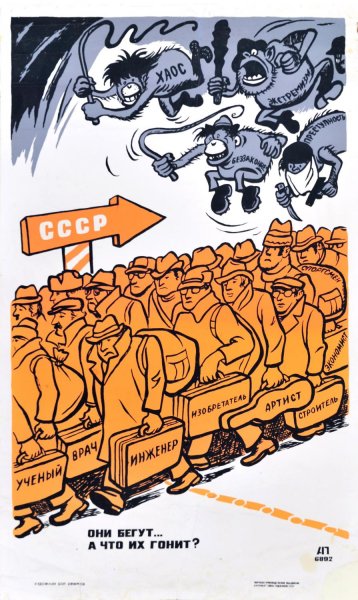 Плакаты времен перестройки