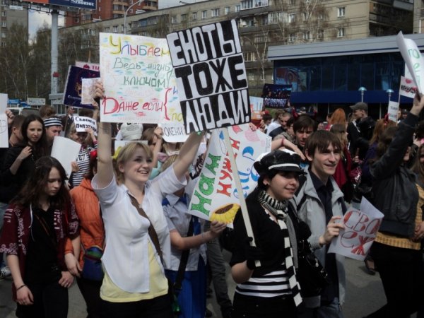 Лозунги на демонстрациях