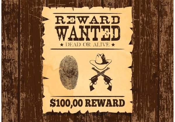 Wanted вектор