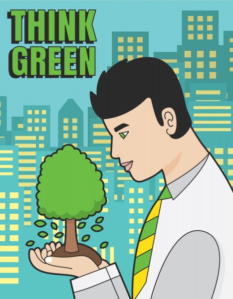 Think Green мультик