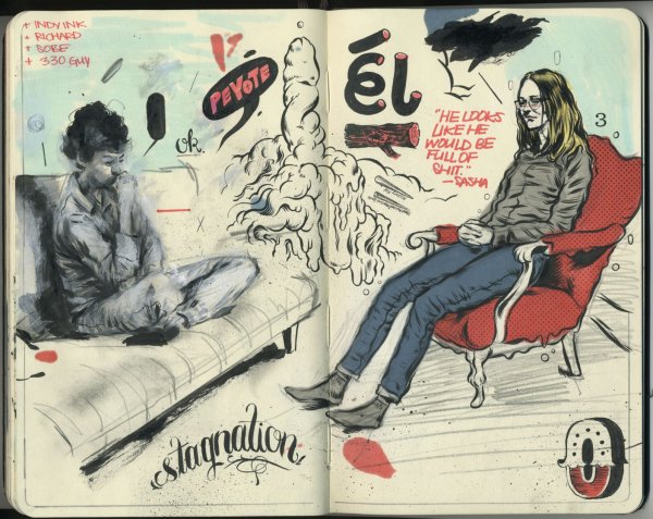 Молескин плакат