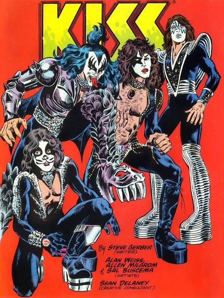 Группа Кисс комиксы Марвел