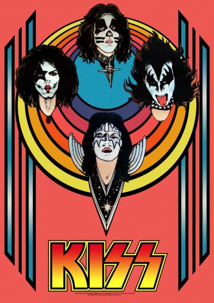 Глэм рок группа Kiss